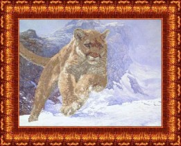 Схема для вышивки бисером КБЖ-3025 Пума