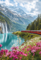 " ФРЕЯ" Пазл 1500 элемент. PZL- 1500/ 42 Шепот горного водопада