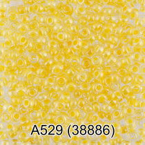 Бисер Чехия " GAMMA" круглый 1 10/ 0 2. 3 мм 5 г 1- й сорт А529 желтый ( 38886 ) 