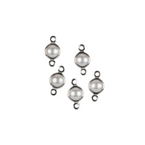  Коннектор FMK-T03 6.6x13 мм 5 шт №01 под серебро