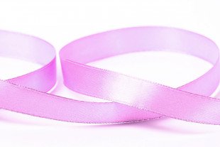 Лента атласная 12 мм ( 1/2 ") "Gamma" №045 св-лиловый 33 метра